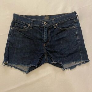 CITIZENS OF HUMANITY Women’s Cut Off Shorts, Medium Rise, Size 27.